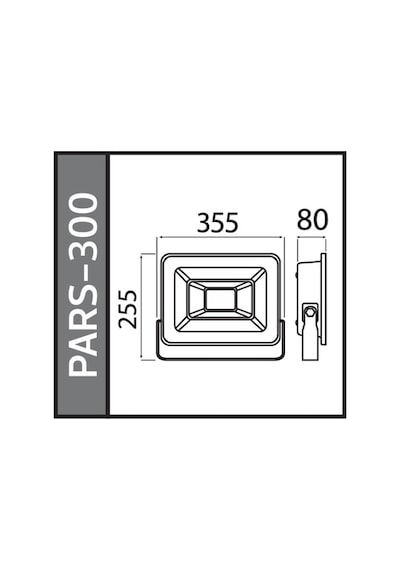 Horoz Pars-300 300w Led Projektör Smd 6400k Beyaz Çok Renkli