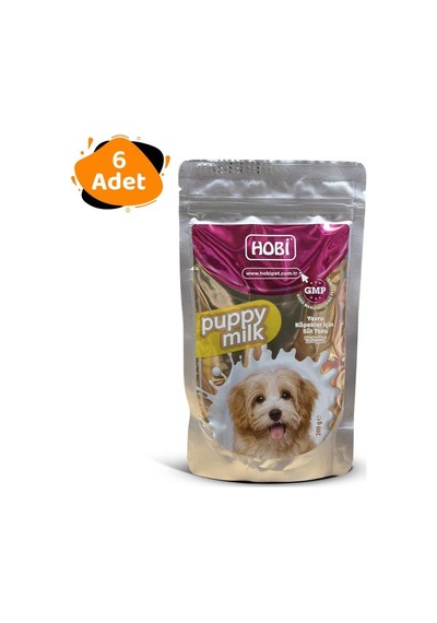 Hobi Puppy Milk Yavru Köpekler İçin Süt Tozu 200 Gr X 6 Adet - Ekonomik Paket