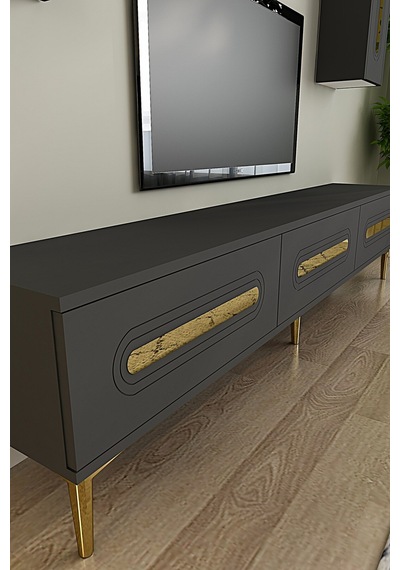 Tvr1804ag - Rany Tvr180 Ünitesi Takım Antrasit-gold 180cm