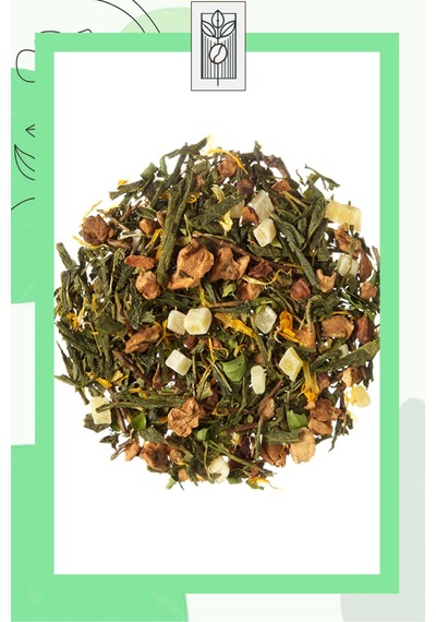 Special Green Mystic Tea 50g, Özel Karışım Kutsal Fesleğenli Yeşil Çay