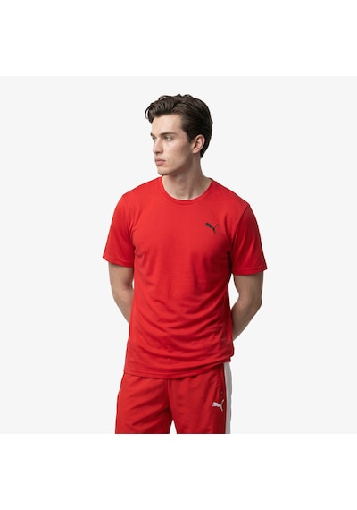 Puma Tad Ess Solid Cat Lc Erkek Kırmızı Antrenman T-shirt 525908