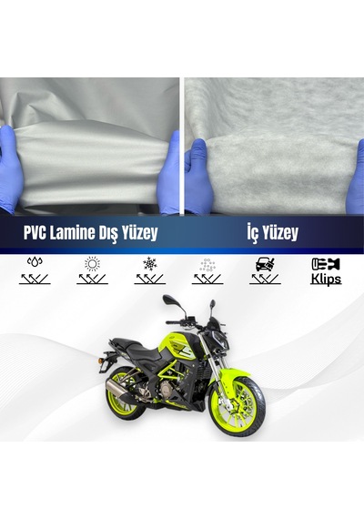 Benelli Tnt 25 Su Geçirmez Motosiklet Brandası 4 Mevsime Uygun Mo