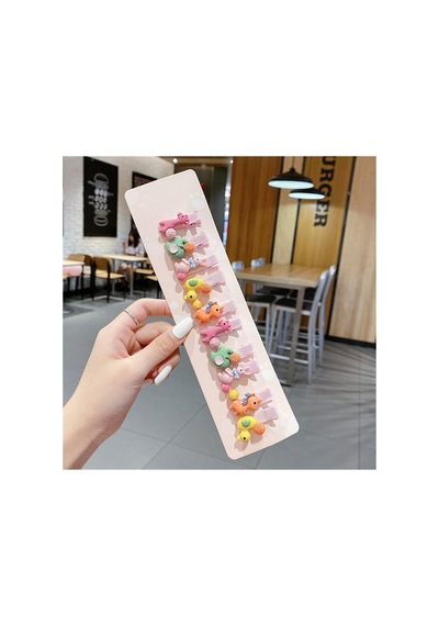 So-much Yeni Sezon Bebek Ve Çocuk 10'lu Sevimli Hayvan Yan Pens Toka Seti-6 Renkli Hayvan Figürlü - 124502266 Renkli Hayvan Figürlü - 124502266 Renkli Hayvan Figürlü