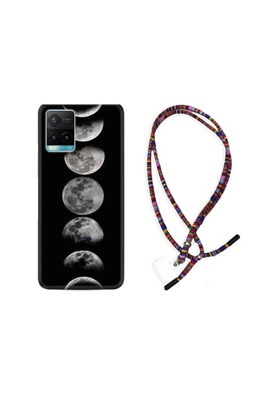 Vivo Y32 Kılıf Rasta Boyun Askılı Happy Human Birthday 1354