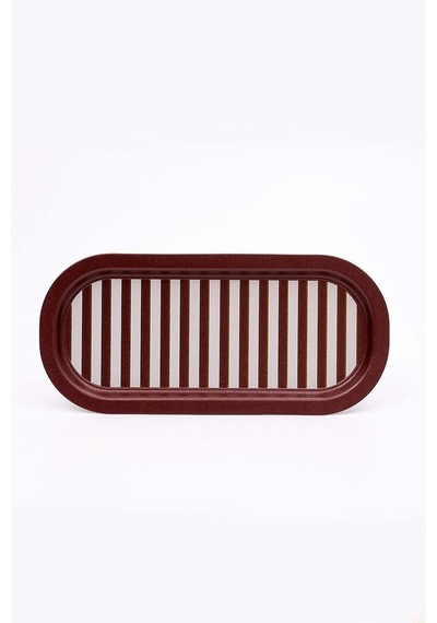 Festival Desenli Baton Metal Tepsi, 16 X 35 Cm