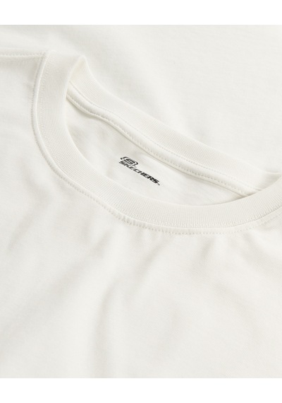 Skechers M Oversize Essential Heavy T-shirt Erkek Beyaz S2620191-3855
