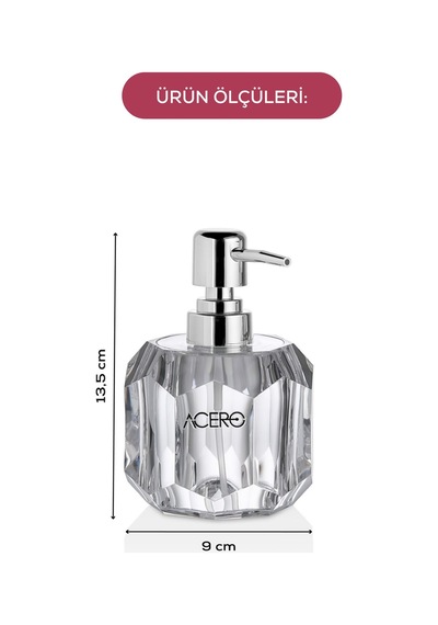 Vienev Akrilik Sıvı Sabunluk 200 Ml Şeffaf 1994 Şeffaf