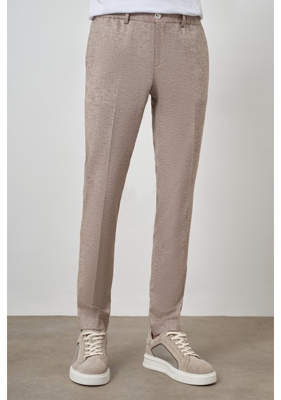 Morven Erkek Vizon Trend Tam Lastikli Slim Fit Pantolon 25ys003007405 Vizon