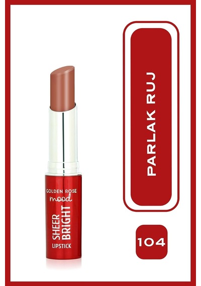 Mood Sheer Bright Lipstick No:104 Nude Latte - Parlak Ruj