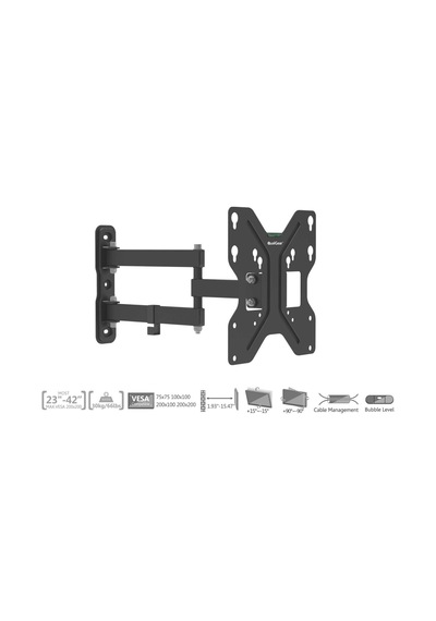 Evrensel Low Profile Tilting Wall Mount For Led Tv Upto 23 42-inç Black