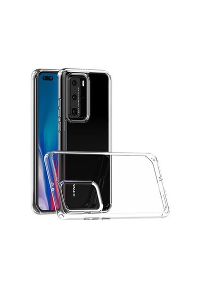 Huawei P40 Pro Kılıf Şeffaf Tam Koruma Sağlayan Premium Tpu Silikon Kapak Ryc/coss Şeffaf