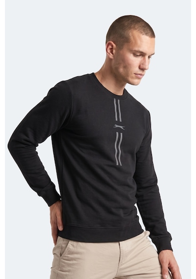 Slazenger Gabıno I Erkek Siyah Sweatshırt