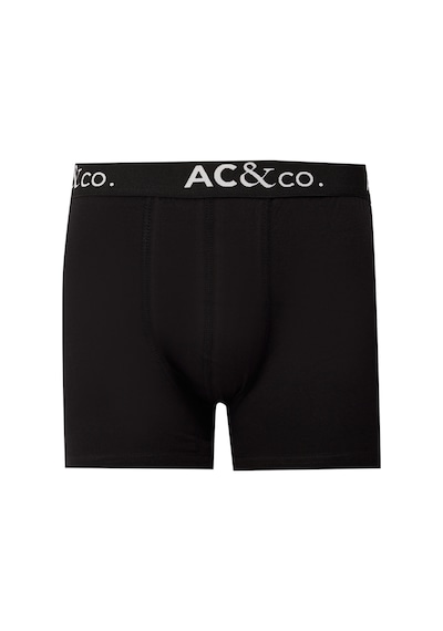 Ac&Co / Altınyıldız Classics Erkek Siyah - Antrasit Pamuklu Esnek 3'Lü Boxer Paketi Siyah - Antrasit