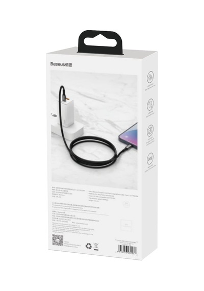 Tungsten Gold Hızlı Şarj Kablosu Type-c To İp Pd 20w, 1m, Siyah Diğer