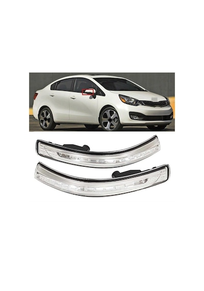Kia Rio Sağ + Sol Ayna Sinyal Lambası Takımı 2012--2015 (531211068)