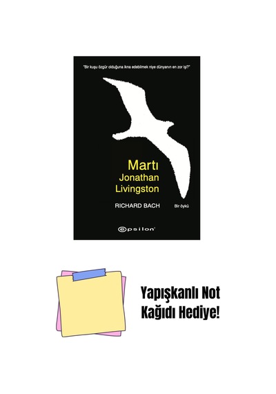 Martı Jonathan Livingston - Karton Kapak + Yapışkanlı Not Kağıdı