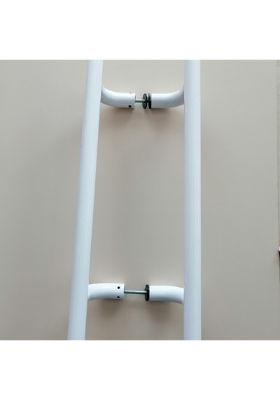 Alüminyum Köşeli Tip H Kol 70 Cm Boyunda Delik Merkezi 50 Cm Dir Beyaz