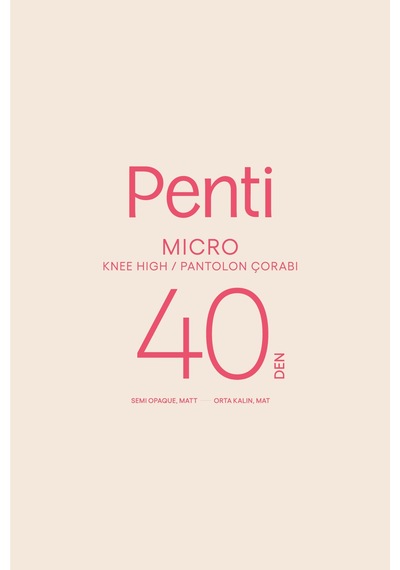 Penti Micro 40 Pantolon Çorabı Ten Rengi Penti Micro 40 Pantolon Çorabı Ten Rengi
