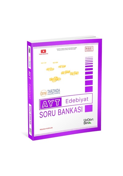 Üç Dört Beş Yayınları Ayt Edebiyat Soru Bankası