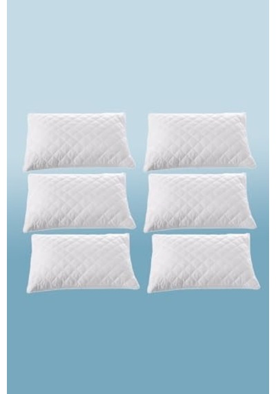 6 Adet 50x70 Cm Kapitoneli Fermuarlı Yastık Koruyucu Alez 50 x 22