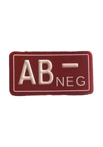 Sıngle Sword Mil Tec Askeri Kan Grubu Arma Patch Ab Rh - - Kırmızı 217 Ab Rh - 805741358 Ab Rh