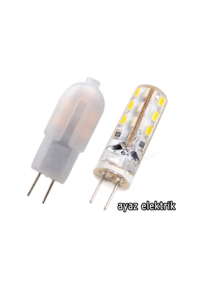 220 Volt G4 Duy 2-3 Watt Led Kapsül Ampul Beyaz-Sarı Işık
