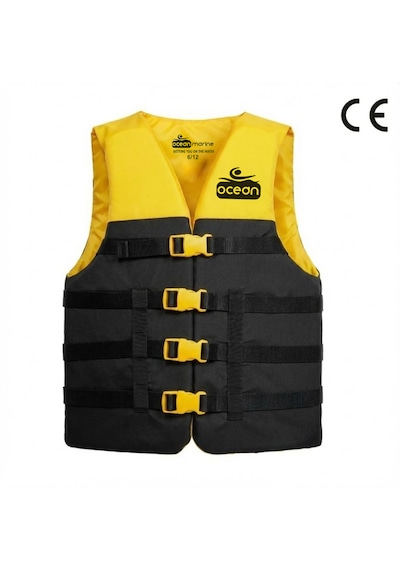 Ocean Can Yeleği 30 Newton Yüzdürme Yardımcısı 6-12 Yaş Sarı