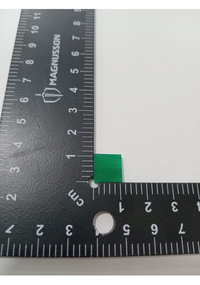 Koyu Yeşil Kare Vitray Cam Mozaik Taşı - Sanatsal Mozaik İçin Yaklaşık 10 X 10 Mm