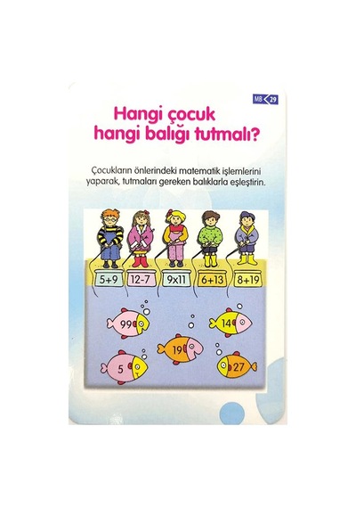 Sayılarla Akıl Oyunları Eğitici Kartlar - Etkinlik Kartları