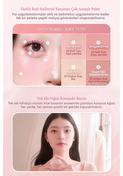 Dasıque Multi Quad Shadow 01 Cotton Kiss