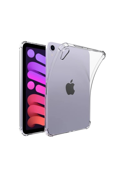 Forzacase Apple Uyumlu iPad  Mini 7. Nesil 2024 8.3 İnch A2995 İle Anti Shock Silikon Kılıf Şeffaf - Fc014 Silikon