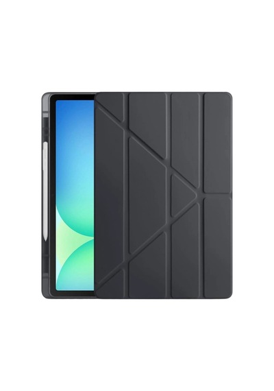 İpad Uyumlu Pro 13 2024 Kılıf Kalemlikli Hugo Tablet Kılıfı - Siyah