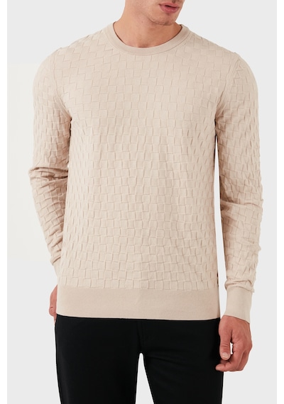 Calvin Klein Erkek Kazak K10k113747 Ace Ekru Ekru
