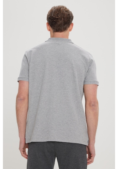 Ac&Co / Altınyıldız Classics Erkek Gri Slim Fit Dar Kesim Polo Yaka Tişört 4A4820200001GmjXL Gri