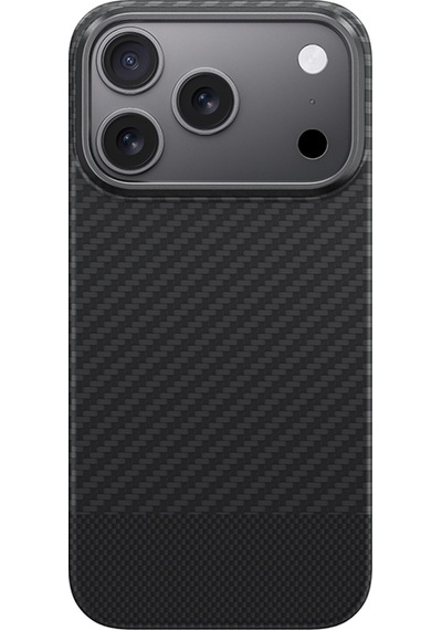 Apple Uyumlu iPhone 17 Pro Max Kılıf M-safe 1500d Aramid Fiber Amazingthing Titan Max Seri Kapak Siyah-gri Siyah - Gri