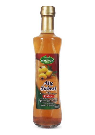 Mindivan Katkısız Alıç Sirkesi Cam 500 ML