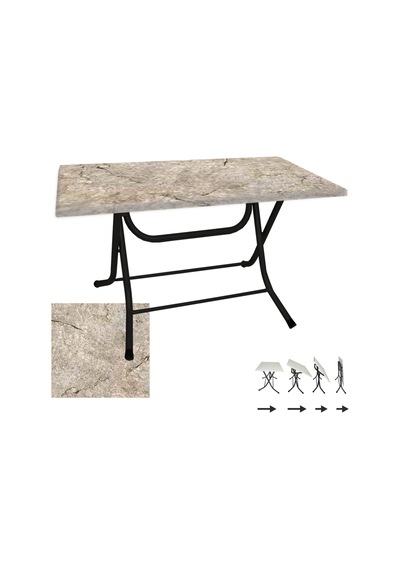 Klasik Katlanır Masa 70x120 Cm - Werzalit, Wermodin Ve Allzalit Tabla - Scala Marble Çok Renkli Klasik Katlanır Masa 70x120 Cm - Werzalit, Wermodin Ve Allzalit Tabla - Scala Marble Çok Renkli