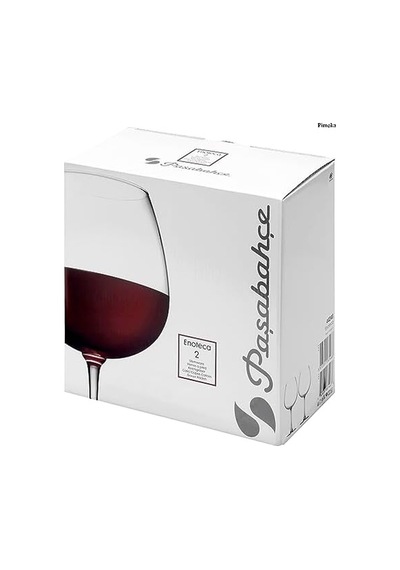 Enoteca Şarap Kadehı 780 Cc 2'li Hediyelik Kutu Açık Mavi