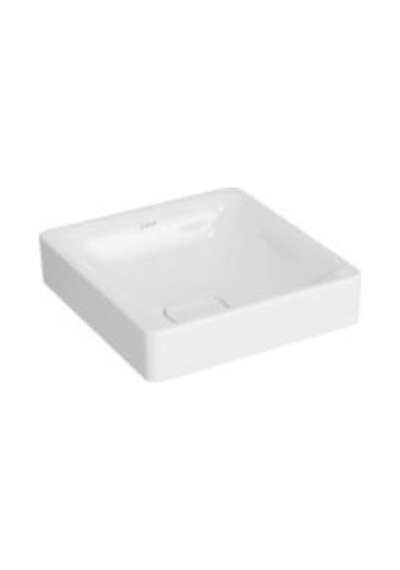 VitrA Metropole Çanak Lavabo 7533b003-1398 Kare - 40x40 Cm - Armatür Deliksiz - Su Taşma Deliksiz - Beyaz Diğer