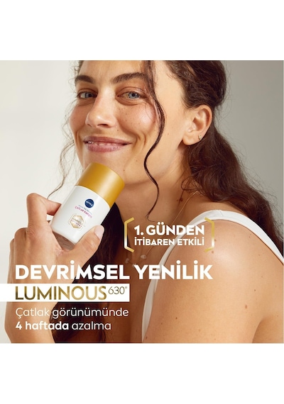 Nıvea Luminous630 Çatlak Karşıtı Vücut Yağ Serumu 100ml, Cilt Tonu Eşitleyici, 48 Saat Nemlendirici, Pürüzsüz