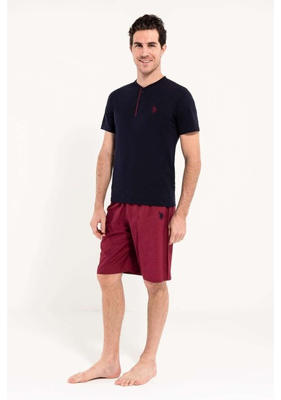 U.S. Polo Assn. Erkek Bordo Set Takım 12000 Bordo