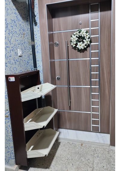 Kaser Marka 3 Kapaklı Metal Ayakkabılık (539130483) Kahverengi