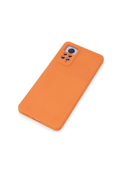Newface Xiaomi Redmi Note 12 Pro 4g Kılıf Nano İçi Kadife Silikon Semeglbl - 47 - Turuncu