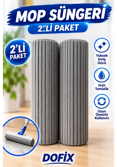 Dofix 2'li Mikrofiber Sünger Seti