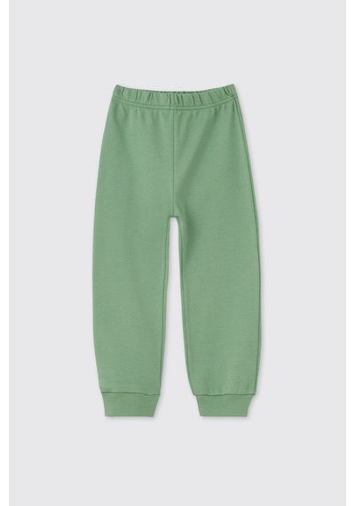 Panço Unisex Çocuk Yeşil Pijama Takımı