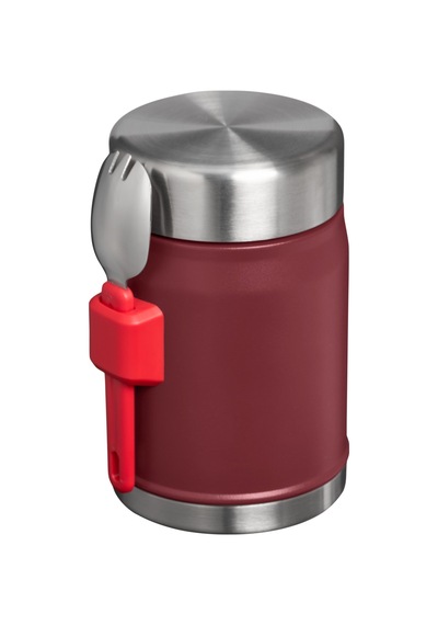 Stanley The Legendary Food Jar + Spork .4l / 14oz Cranberry Yemek Termosu Bordo