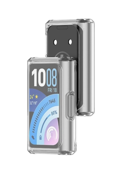 Caseonn Huawei Band 11 Pro Kılıf Ekran Korumalı 360 Tam Koruma Şeffaf