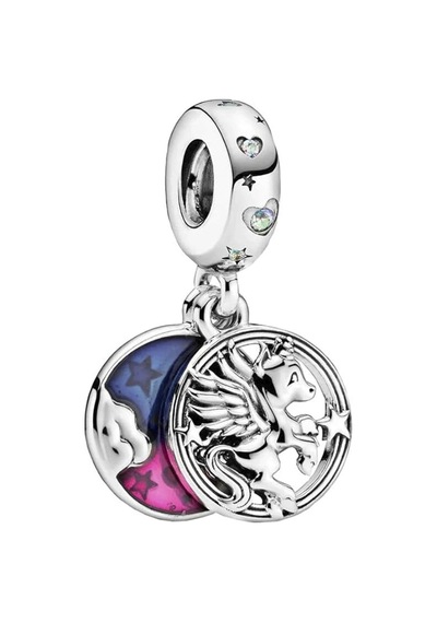 Nur Silver Unicorn Ve Aurora Gümüş Charm Nur-bl00096