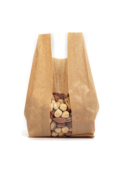 Anadolu Kağıtçılık Pencereli Şamua Kraft Kese Kağıdı 10 Kg 15 Cm X 33 Cm - 500 Gr Lık