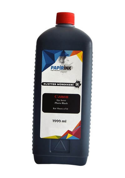 Papirink Canon Uyumlu Plotter Mürekkebi 1000 gr Dye Photo Black